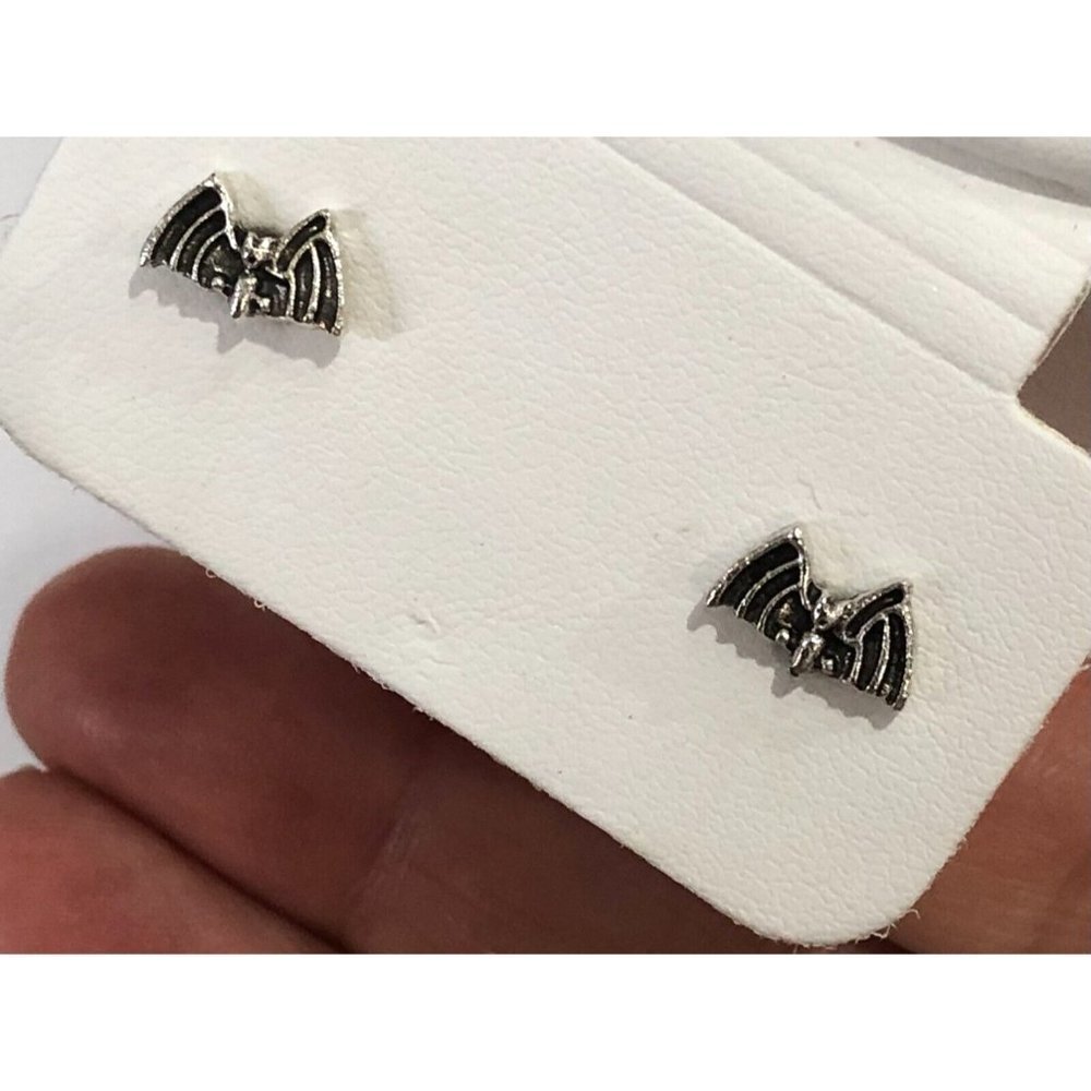 5/$20 Gothic Vampire Bat Mini Stud Earrings